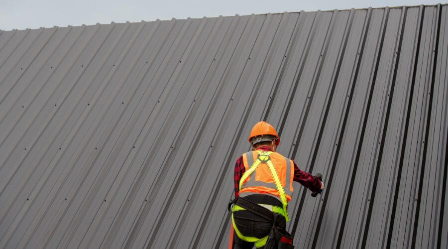 Professional metal roof installation services in Castleford, ID
